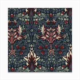 William Morris Textile Design 14 Canvas Print