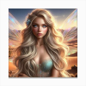 Fairy In The Desert Canvas Print