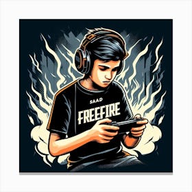Freefire game play Canvas Print