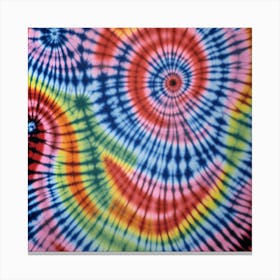 Tie Dye Canvas Print