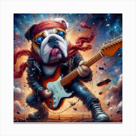Bulldog Rocker Canvas Print