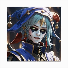 Jester assassin 1 Canvas Print