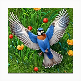 Blue Tit 31 Canvas Print