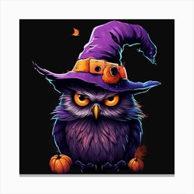 Halloween Owl 19 Canvas Print