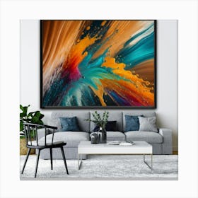 Abstract Painting Canvas Print