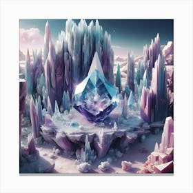 Crystal World 5 Canvas Print