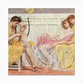 Aphrodite And Her Friends Canvas Print