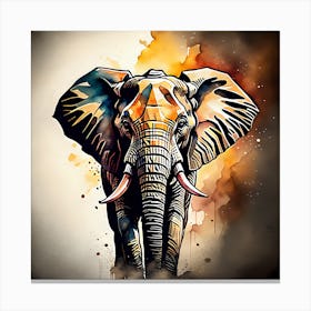 Majestic Elephant Canvas Print
