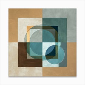 Abstract - Squares Canvas Print