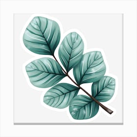 Green Leaf Canvas Print