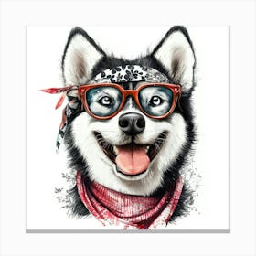 Husky Dog 8 Canvas Print