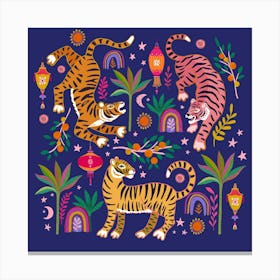 Good Luck Tigers Canvas Print