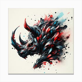 Rhino 2 Canvas Print