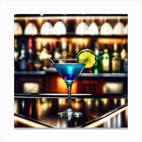 Cocktail In A Bar 2 Canvas Print