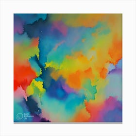 Rainbow Clouds Canvas Print