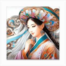 Exotic Beauty Artwork 200 Canvas Print