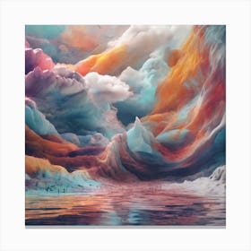 Abstract Painting Canvas Print