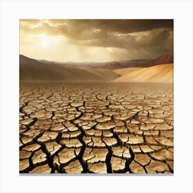 Dry Desert 3 Canvas Print