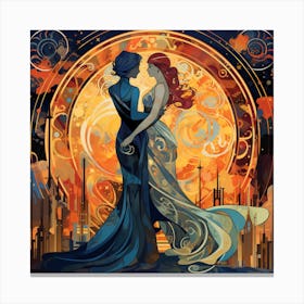 Doctor Who Wedding Canvas Print