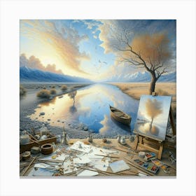 Landscape Painting 5 Canvas Print