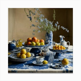 Une Table À Manger Photography In Style Anna Atkin (3) Canvas Print