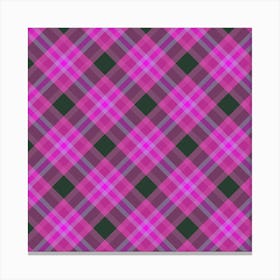 Plaid Fabric 125 Canvas Print