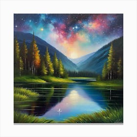 Starry Night 21 Canvas Print