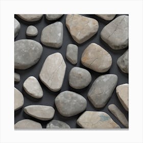 Pebbles 19 Canvas Print