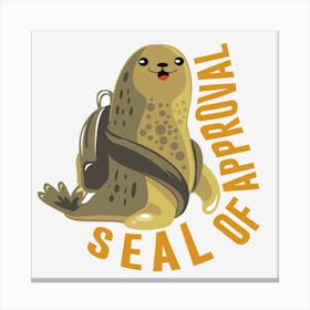 Seal Of Approval Canvas Print