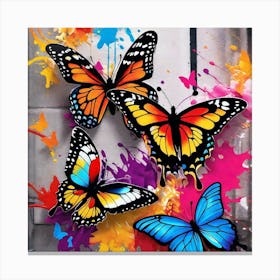 Butterfly Painting 58 Canvas Print