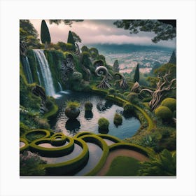 Garden In Florence Canvas Print