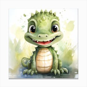 Alligator Baby Canvas Print