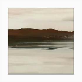 Abstract Of A Lake Canvas Print