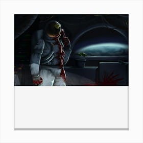 Cute Little Murderous Astronaut Game Canvas Print