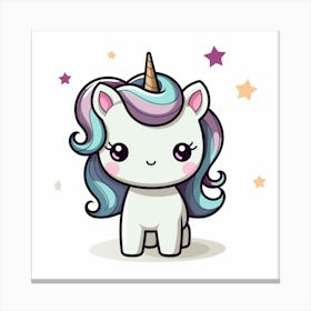 Cute Unicorn 804 Canvas Print