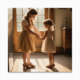 Two Sisters Canvas Print