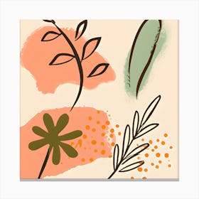 Botanical Collage Canvas Print