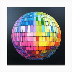 Disco Ball Art 4 Canvas Print