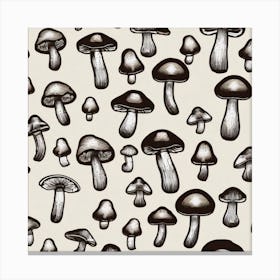 Mushroom Pattern 4 Canvas Print