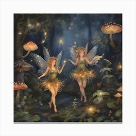 Fairies dancing 4 Canvas Print