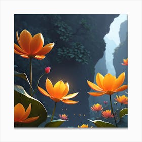 Lotus Flower Canvas Print