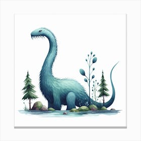 Loch ness monster 2 Canvas Print