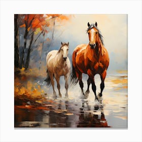 Majestic Mane The Spirit Of The Stallion Canvas Print