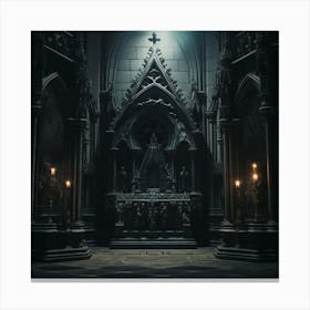 Dark Cathedral Canvas Print