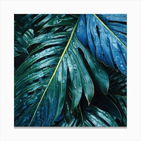 Tropical Leaves 1 Canvas Print