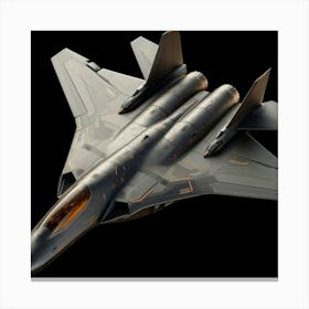 F-22 Fighter Jet 1 Canvas Print