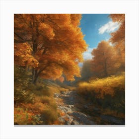 Autumn Trees 1 Canvas Print