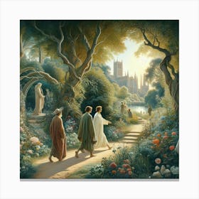 Garden Of Jesus Canvas Print