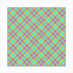 Polka Dots Fabric Canvas Print