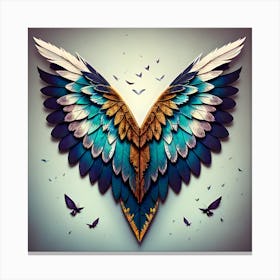 Wings Of A Bird Canvas Print